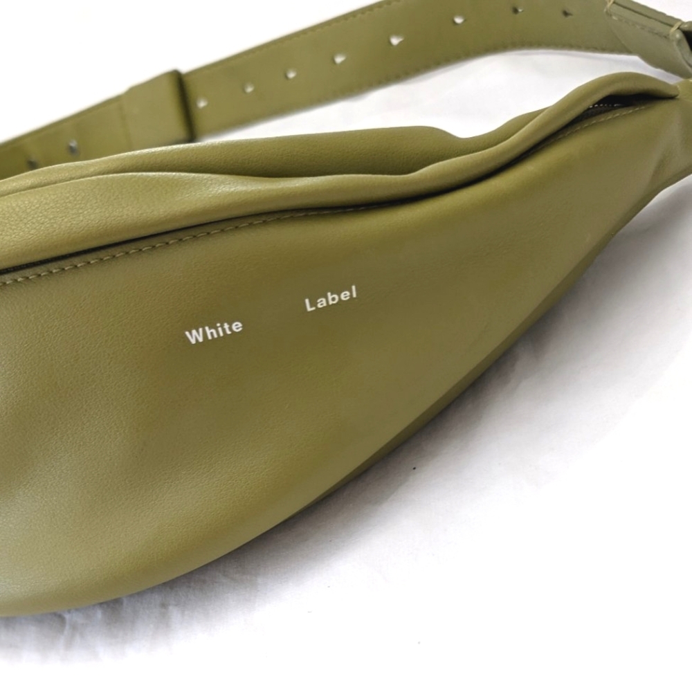Proenza Schouler White Label Stanton Leather Sling Bag in Moss - Picture 3 of 13